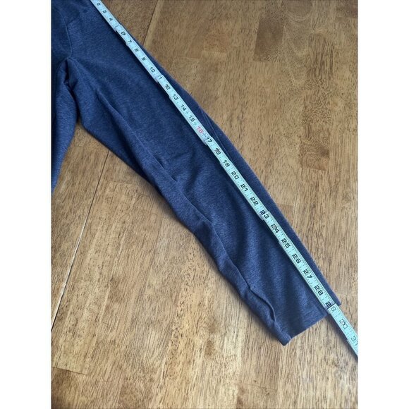 lululemon Soft Jersey Half Zip T13 Heathered Classic Navy Gray/ Sz L - Picture 6 of 9